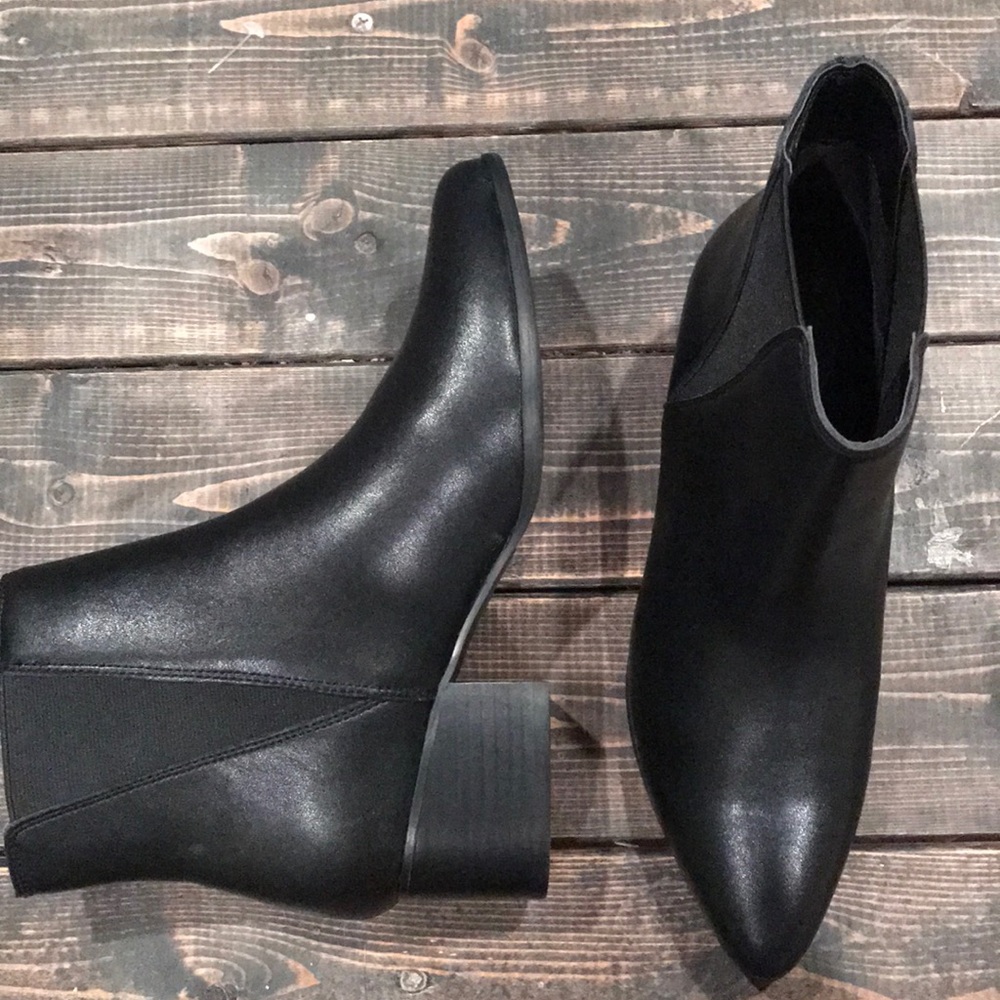 UO Faux Leather Chelsea Booties